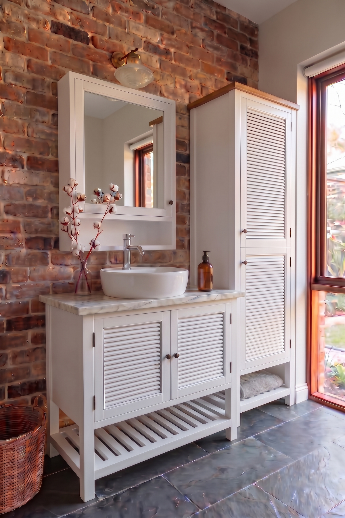 Country Banyo Dolabı